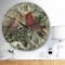 Designart Kissing Cardinals Large Cottage Wall Clock